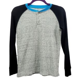 Wonder Nation Boys Button Front Baseball‎ Shirt Size L (10-12)